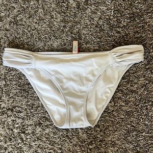 white Victoria Secret Swim Bottoms